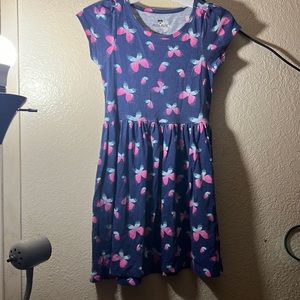 Miss pink butterfly dress